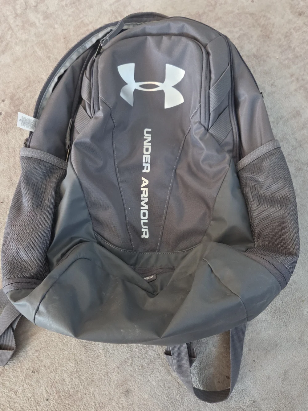 Under Armour Gray Logo Backpack